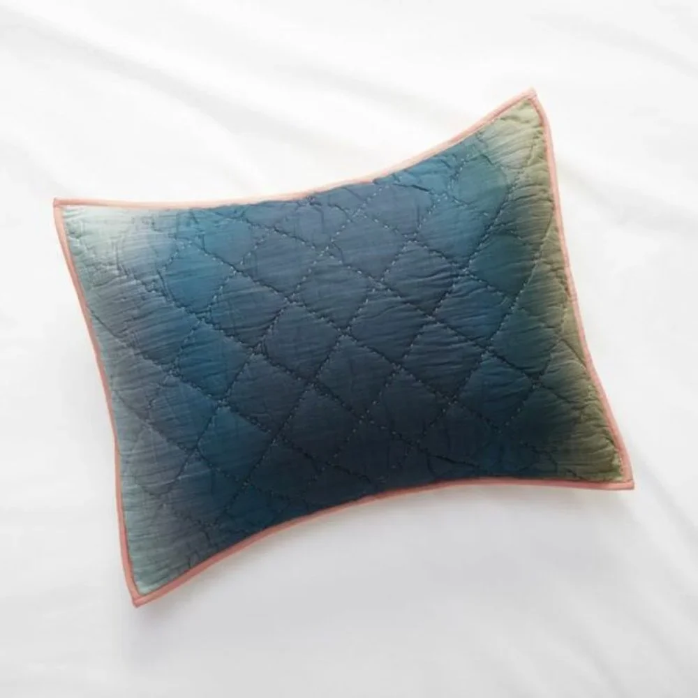 Crate & Barrel Watercolor Sepha Pillow Sham, Set of 2